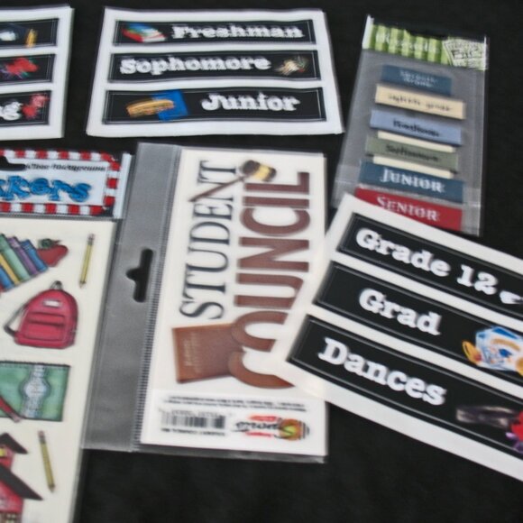 Scrapbooking Lot School, Computer, School bus, Schoolhouse, Math, Science, Art. - Picture 3 of 9